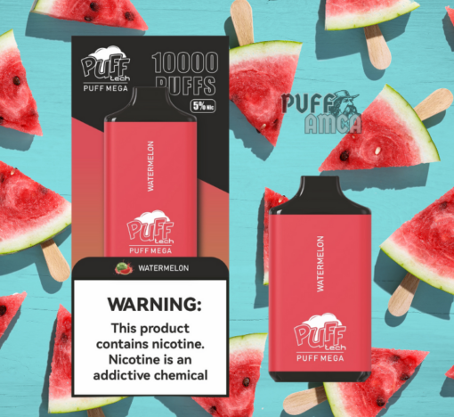 pufftech mega 10000 watermelon