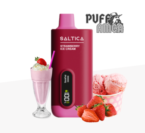 saltica 10000 strawberry ıce cream puff pufamca.com