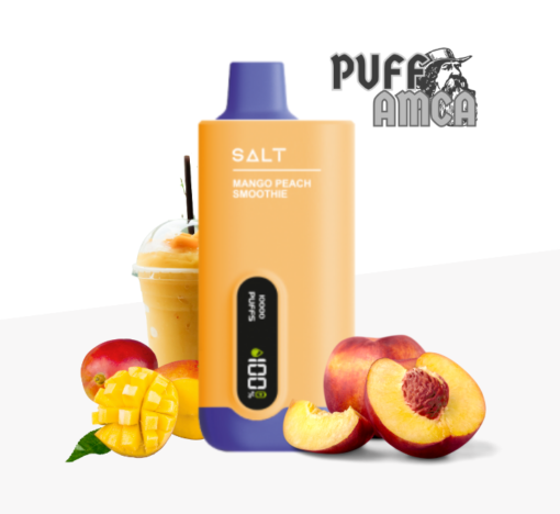 saltica 10000 mango peach smoothie puff pufamca.com
