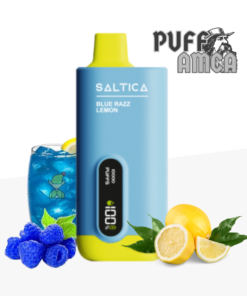 saltica 10000 puff blue razz lemon pufamca.com