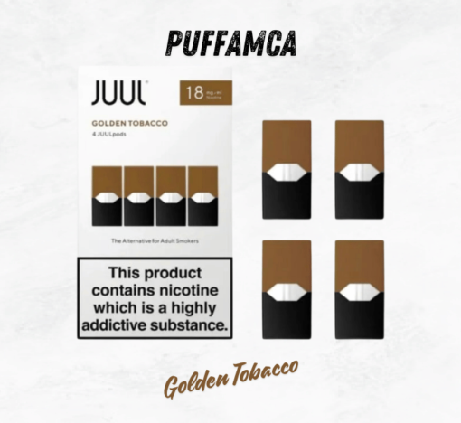 Juul Golden Tobacco 1.8% Pod Kartuş pufamca.com
