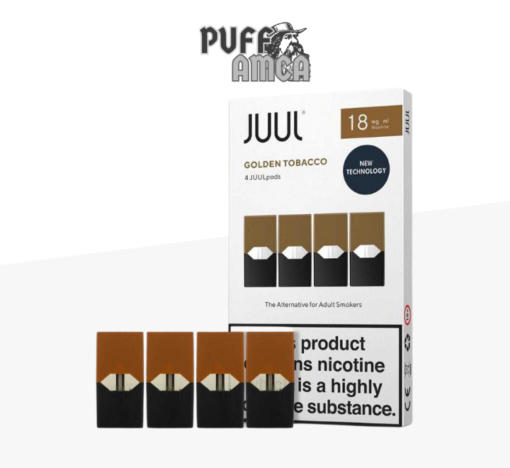 Juul Golden Tobacco 1.8% Pod Kartuş pufamca.com