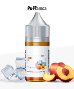 Saltica Peach Ice Salt Likit pufamca.com